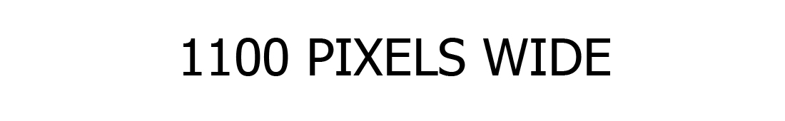 1100 Pixels