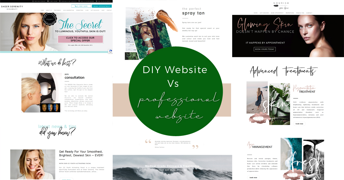 WEBSITE: PROFESSIONALLY DESIGNED or DIY ?